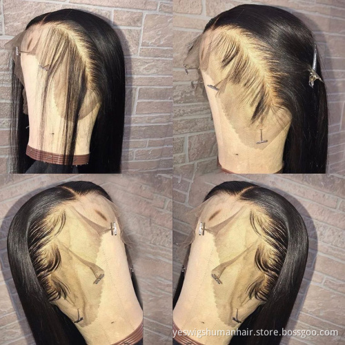 Yeswigs HD Full Lace Front Wig Vendor Raw Brazilian Virgin Cuticle Aligned Human Hair Lace Frontal Closure Wig For Black Women